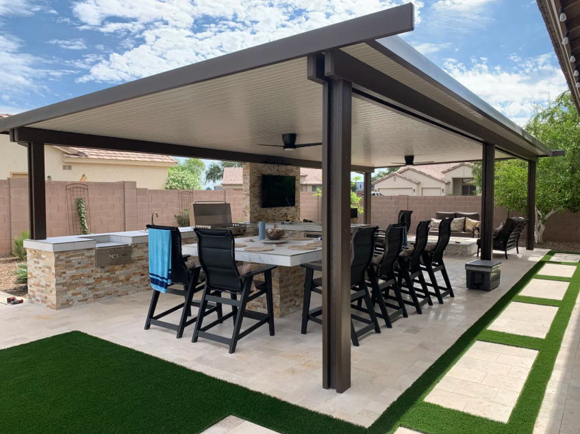 After — Alumawood Patio Cover
